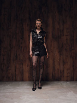 Колготки фантазийные CONTE GEOMETRY Колготки женские nero - Conte elegant фото 3