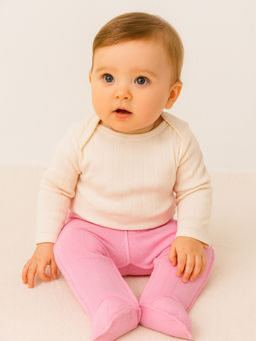 Ползунки короткие розовые