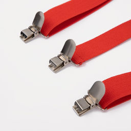 Подтяжки взрослые, ширина 2.5 см, цвет красный - Simaland фото 5