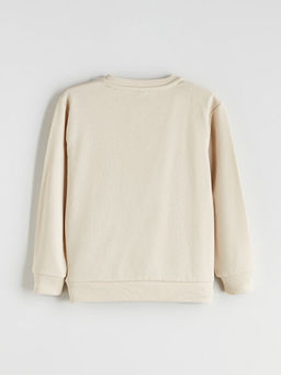 Bisiklet Yaka Erkek ?ocuk Sweatshirt