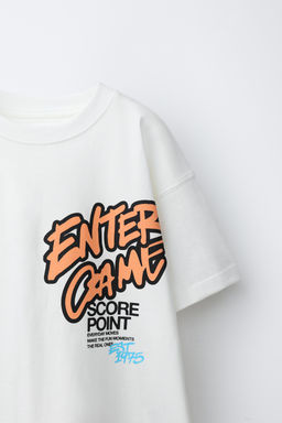 CAMISETA ESTAMPADO GRAFFITI / Blanco - Zara фото 3