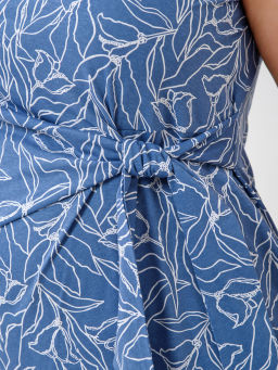 100% ХЛОПОК Платье Белые тюльпаны - Оптима фото 11