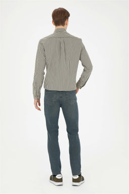 U. S. Polo Assn / Мужские зеленые джинсовые брюки - U.s. polo assn фото 4