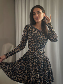 Платье Опра (леопардовый) - Nadi bordo фото 7