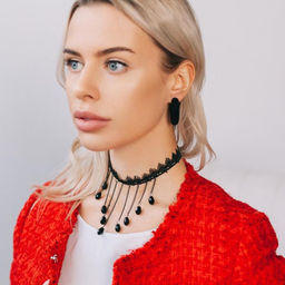 Чокер Госпожа вытянутые бусины, цвет чёрный, L=31 - Queen fair фото 2