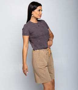 Шорты #КТ9020, бежевый