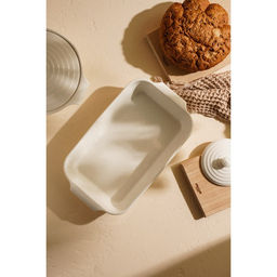 Форма для запекания SL Home «Санторини», 2.5 л, 36×20.5×6.5 см, жаропрочная керамика, белая