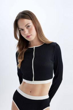 Fall in Love Regular Fit Uzun Kollu Sorf Bikini Ustu