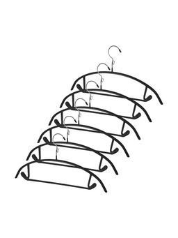 VAL GR-213R11S6 Вешалка мет., 42*23*1.2 см, набор 6 шт., c перекл., крючком д/экон. места, сер., шт - Valiant фото 13