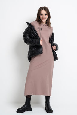 Платье черное, хлопок, р-р 48 (лучше на поменьше), арт 67065