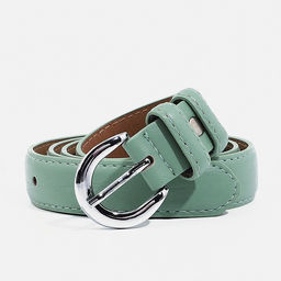 Ремень женский, ширина 2,5 см, винт, пряжка металл, цвет мятный