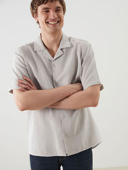 Standart Fit K?sa Kollu Erkek G?mlek