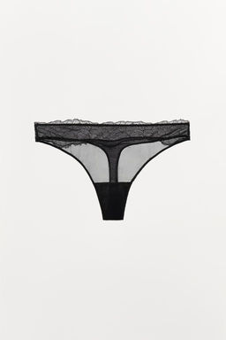 VISCOSE LACE THONG - Zara фото 5