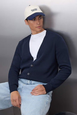 TRENDYOL MAN Vizon Slim Fit Pamuklu V Yaka Dugmeli H?rka TMNAW21HI0274 - Trendyolmilla фото 21