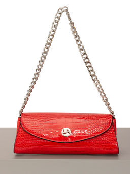 LACCOMA сумка J0117-красный эко кожа хлопок  фото 3