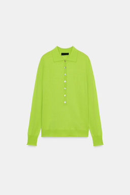 POLO CON LANA PUNTO FINO / Lima - Zara фото 5