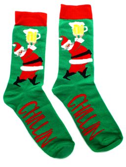 Носки НГ р.40-45 Праздник к нам приходит Расслабься - Krumpy фото 5