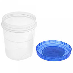 Контейнер для продуктов пластмассовый VintLock 0,6л, д10см, h12см, винтовая крышка (Россия) - Домашняя мода фото 3