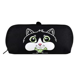 Пенал школьный, арт.58020/ 24 КОТ (без наполнения, 22x10x5,5 см, полиэстер, молния, шелкография, ПЭТ