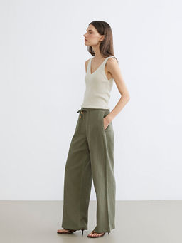 Beli Lastikli Kad?n M?slin Pantolon