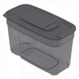 Контейнер для сыпучих продуктов 1л, 17х8,5х10,5см, полипропилен, дымчатый (Россия)