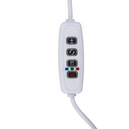 ULT-P35M-15W/SPLE/TM IP40 WHITE LEAF Светильник для растений светодиодный с таймером, на прищепке. Спектр для фотосинтеза. TM Uniel