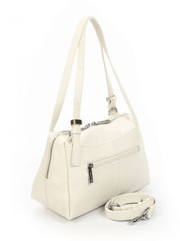 LACCOMA сумка АУ4500-белый натуральная кожа хлопок