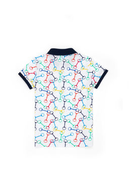 Белая футболка с воротником-поло для мальчика Неожиданная скидка в корзине - U.s. polo assn фото 3