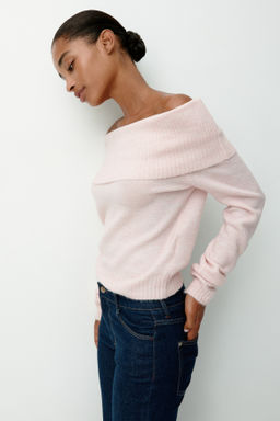 Jersey off-the-shoulder - H&m фото 5