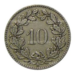 10 раппенов 1914 года Швейцария