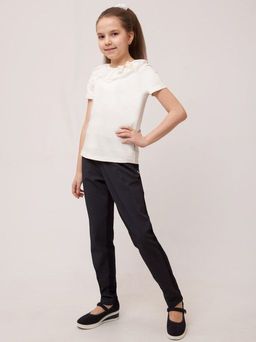 Блузка молочный 181231101а - Nota bene фото 18