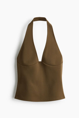 Top halter en punto roma