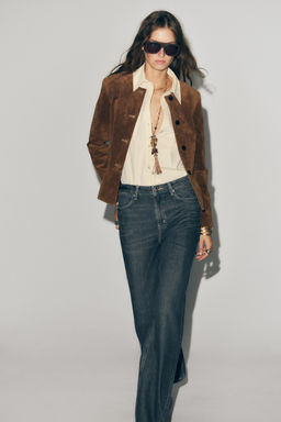 JEANS Z1975 STRAIGHT FIT HIGH-WAIST - Zara фото 8
