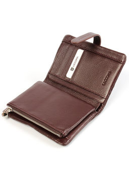 LACCOMA кошелек LA-2091-темно-бордовый натуральная кожа  фото 4