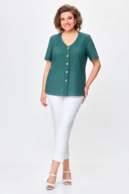Блуза Swallow 743 изумруд