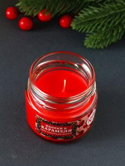 Ароматическая свеча в банке Яблоки в карамели, 100 мл, 14 ч