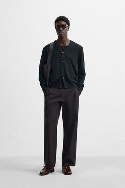 COTTON - WOOL CARDIGAN