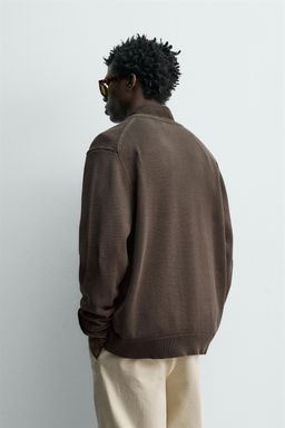 C?RDIGAN REGULAR FIT ALGOD?N / Marr?n - Zara фото 3