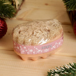 Массажное мыло с люффой Горячее какао 100 г - Добропаровъ фото 4