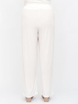 Брюки из холодного трикотажа TBB02107WHT02 - Артесса фото 12