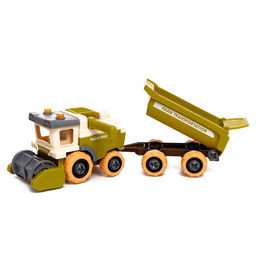 Конструктор винтовой Комбайн с прицепом, с отвёрткой - Simaland фото 3