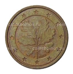 1 евроцент 2002 года F Германия