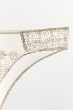 GUIPURE BRIEFS - Zara фото 7