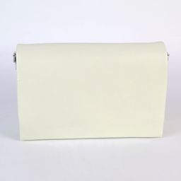 Женская кожаная сумка кросс-боди с тремя отделениями 3086 Офф Вайт - Cidirro фото 2