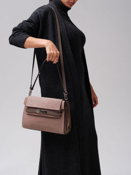 Замшевая сумка Rachel DBR 31361 капучино  фото 7