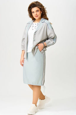 Костюм FITA 4031 серо-мятный