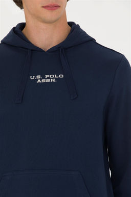 U. S. Polo Assn Мужская темно-синяя толстовка с капюшоном - U.s. polo assn фото 14