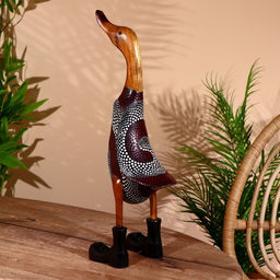 Сувенир «Утка расписная», 45 см, дерево