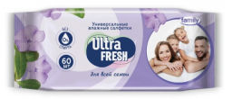 Ultra Fresh Family Влажные салфетки (60шт) для всей семьи / 14410132