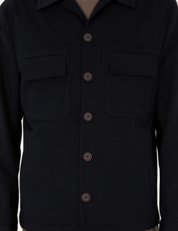 Темно-синяя куртка классического кроя - Cacharel фото 7